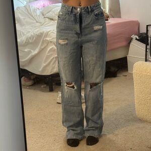 Pacsun Distressed Blue Jeans